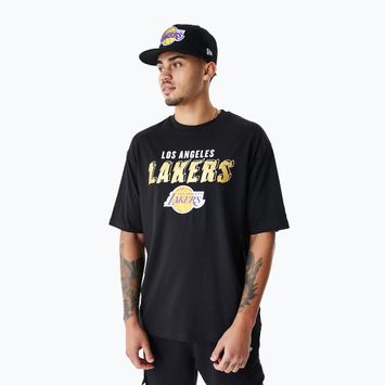 Pánské tričko New Era Team Script OS Tee Los Angeles Lakers black