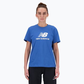 Dámské tričko New Balance Jersey Stacked Logo T-Shirt blueagat