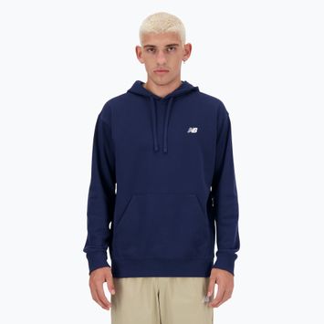 Pánská mikina  New Balance Small Logo French Terry Hoodie nb navy