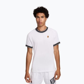 Pánské tenisové tričko Nike Court Heritage white/black
