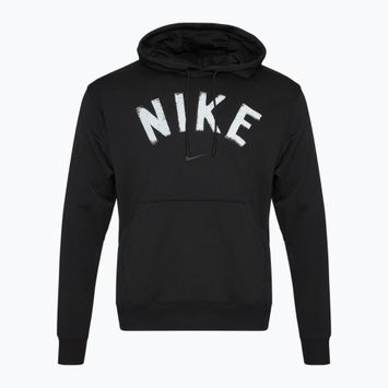 Pánská sportovní mikina Nike Swoosh Dri-Fit Fitness Hoodie black/black/white