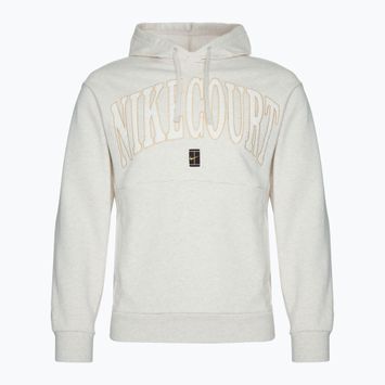 Pánská tenisová mikina Nike Court Dri-Fit Heritage Hoodie light orewood brown / pale ivory