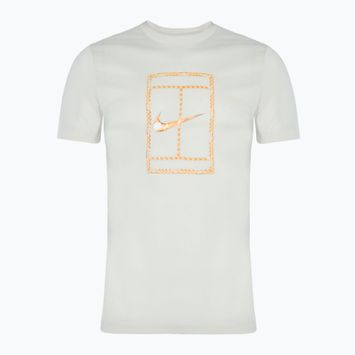 Pánské tenisové tričko Nike Court Dri-FIT světle hnědé barvy orewood brown