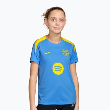 Dětský fotbalový dres Nike FC Barcelona Strike SE Jr university blue/opti yellow