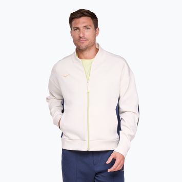 Pánská běžecká bunda HOKA Kaitoro Knit alabaster/versity navy