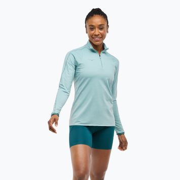 Dámská běžecká mikina HOKA GlideTech Quarter Zip druzy