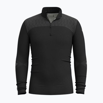 Pánská termo mikina Smartwool Intraknit Thermal Merino Base Layer 1/4 Zip black/white