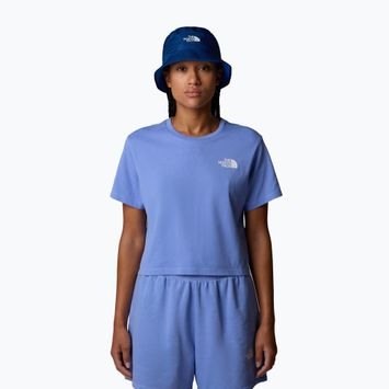 Dámské tričko The North Face Simple Dome Cropped Slim Tee virtual blue