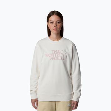 Dámská mikina The North Face Drew Peak Light Crew white dune/metal pink