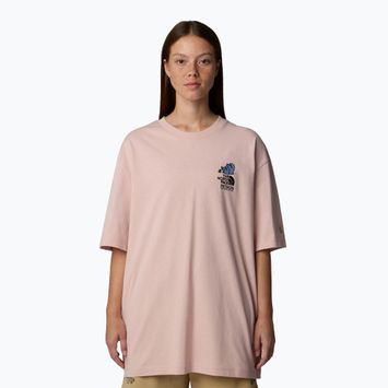Pánské tričko The North Face Reflective Box Nse Tee pink moss