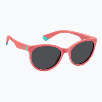 Dětské sluneční brýle Polaroid PLD 8065/S coral/grey polarized