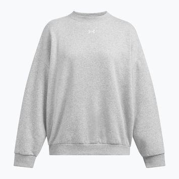 Dámská mikina  Under Armour Rival Fleece OS Crew mod gray light heather/white