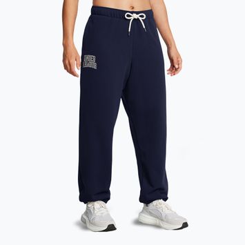 Dámské kalhoty Under Armour Icon Heavyweight Terry Oversized midnight navy/summit white