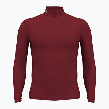 Pánské tričko longsleeve Under Armour Elite Mock CG cardinal/metallic silver