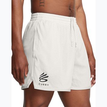 Pánské basketbalové šortky Under Armour Curry Splash Short white clay/black