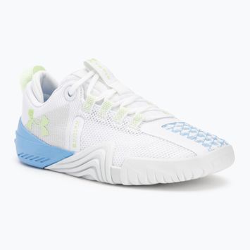 Dámské boty Under Armour TriBase Reign 6 white/horizon blue/morph green