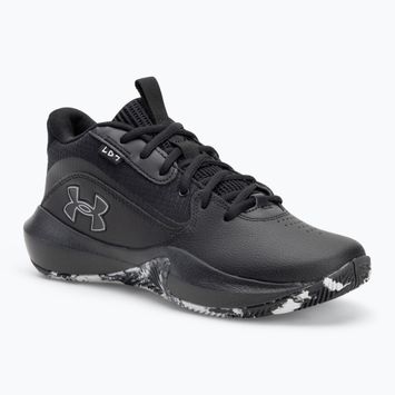 Basketbalové boty Under Armour Lockdown 7 black/black/metallic silver