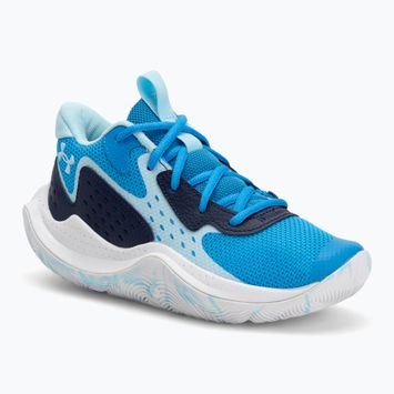 Dětské basketbalové boty Under Armour Grade School Jet '23 electric blue/midnight navy/stream