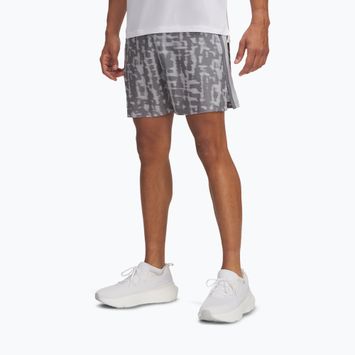 Pánské běžecké šortky Under Armour Launch 7" Print mod gray / steel / reflective