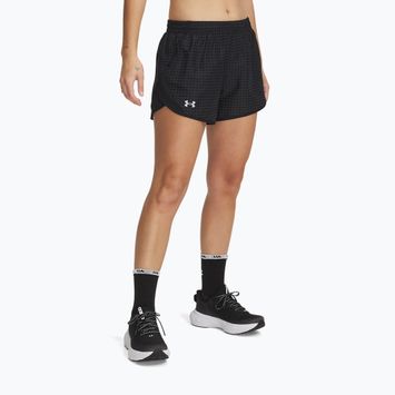 Dámské běžecké šortky Under Armour Fly By 3" Novelty black / reflective