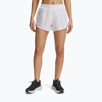 Dámské běžecké šortky Under Armour Fly By 3" Novelty white / reflective