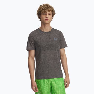 Pánské běžecké tričko Under Armour Seamless Stride gray dawn/reflective