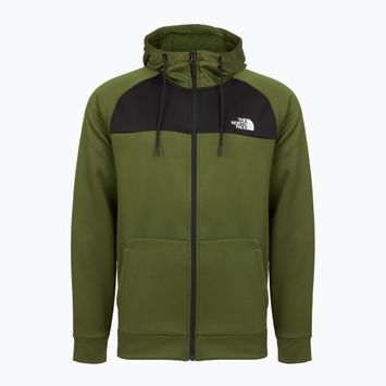 Pánská mikina The North Face Reaxion Fleece Full Zip Hoodie woodland green/black