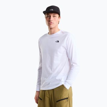 Pánské trekové tričko Longsleeve The North Face Evolution Simple Dome Regular tnf white