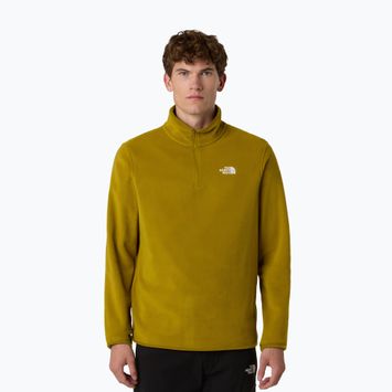 Pánská mikina The North Face Glacier Fleece 1/4 Zip deep dijon