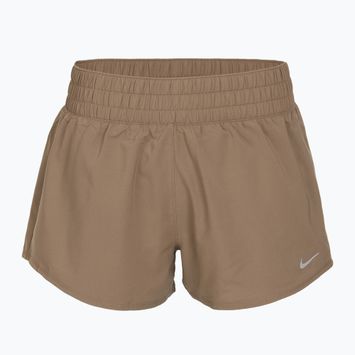 Dámské kraťasy Nike One Dri-Fit 3" mink brown/reflective silver
