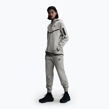 Dámské kalhoty Nike Sportswear Tech Fleece Mid-Rise dark grey heather/black