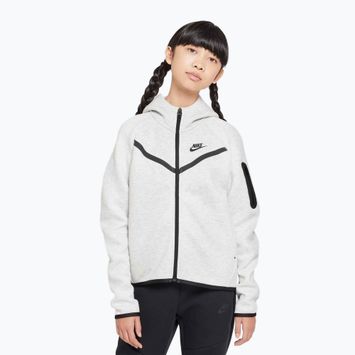 Dětská mikina Nike Sportswear Tech Fleece light grey/heather/black/black
