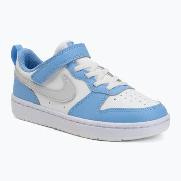 Dětské boty Nike Court Borough Low Recraft summit white/cobalt pulse/vast grey