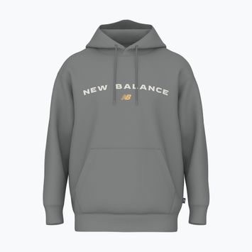 Pánská mikina New Balance Reimagine Fleece Hraphic Hoody slategrey