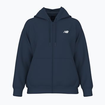 Dámská mikina  New Balance Fleece Logo Full Zip athletic nb navy