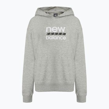 Dámská mikina  New Balance Sport Graphic French Terry Hoodie athletic grey