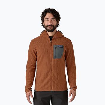 Pánská trekingová mikina Patagonia R1 Air Full-Zip robin brown