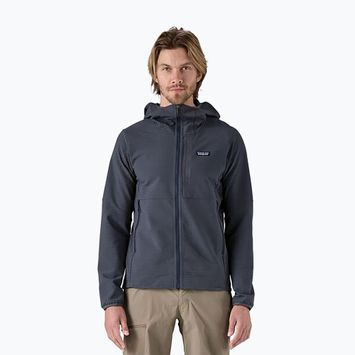 Pánská mikina Patagonia R1 TechFace Hoody smolder blue