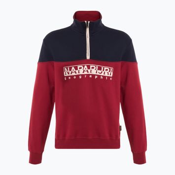 Pánská mikina Napapijri B-Saturnia HZ tibetan red R1E