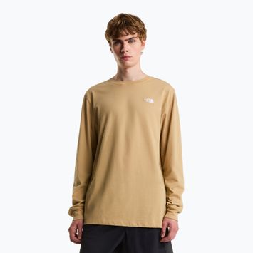 Pánské trekové tričko Longsleeve The North Face Evolution Simple Dome Regular khaki stone