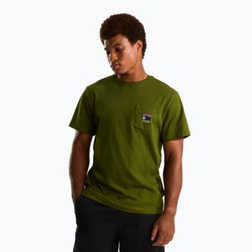 Pánské tričko The North Face Mountain Logo Relaxed woodland green