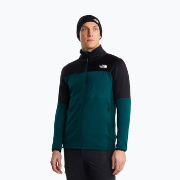 Pánská trekingová mikina The North Face Polartec Powergrid Stormgap pacific teal/tnf black