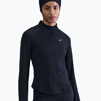 Dámské běžecké tričko s dlouhým rukávem Nike Tempo Swoosh Run Dri-Fit 1/4-Zip black/white