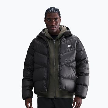 Pánská péřová bunda Nike Windrunner black/black/white
