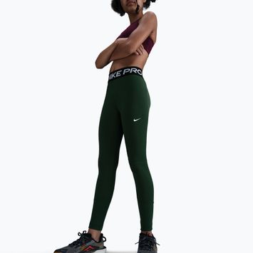 Dětské legíny Nike Pro Dri-FIT fir/black/white