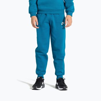Dětské tepláky Nike Sportswear Club Fleece green abyss/white
