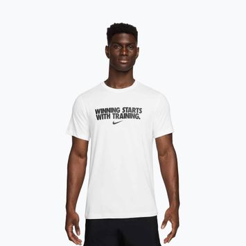 Pánské tričko Nike Dri-Fit Winning white/black