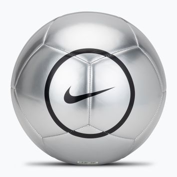 Fotbalový míč Nike Academy T90 Metallic '26 metallic silver/black/black velikost 5