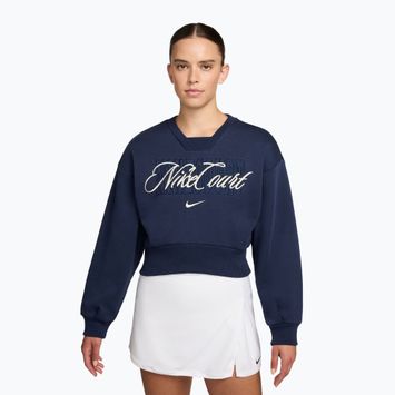 Dámská mikina Nike Court Collection French Terry Crew Neck midnight navy/sail