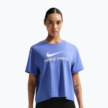 Dámské tréninkové tričko Nike Pro Dri-Fit Loose sapphire/white